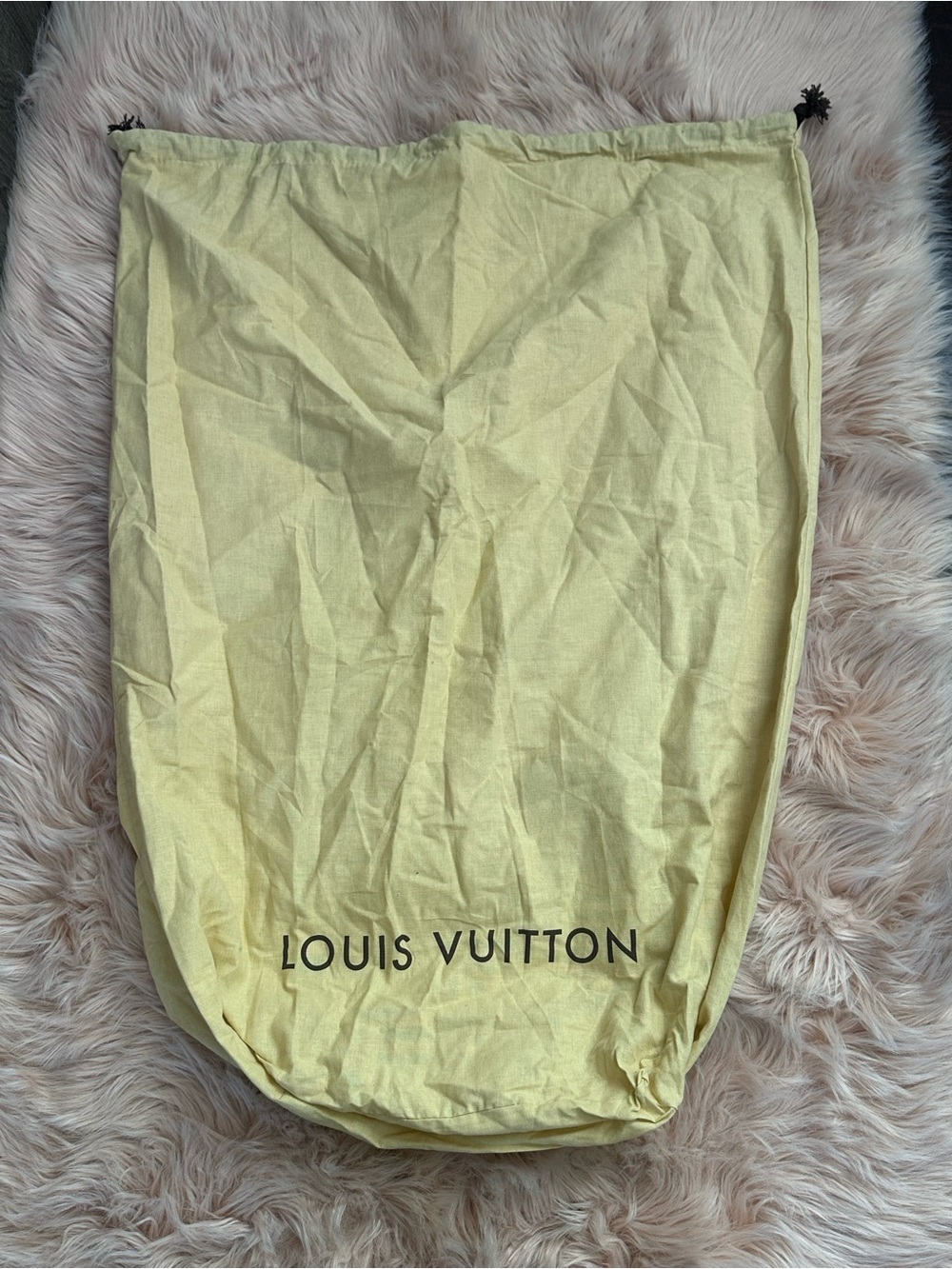EUC Louis Vuitton Extra extra large Duffle travel Dust Bag B072a